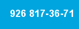 926 817-36-71